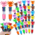 36pcs Fun Party Favor Pens Axolotl Mini Multicolor Pens in One 4-in-1 Bulk Kawaii Axolotl Cute Writing Stationery for Birthday Gifts Party Favors Supplies Rewards Holiday Gifts