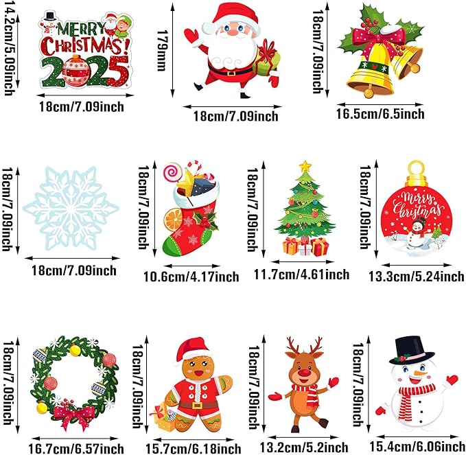 30 Pcs Christmas Hanging Foil Swirl Decorations Set Xmas Holiday Snowman Elk Sign Hanging Swirls Ceiling Decorations for Indoor Outdoor Xmas Holiday Party Supplies (Snowman Elk)