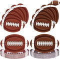 50 Pcs Football Plates - Rugby Shape Design Paper Plate, Disposable Dinner Dessert Paper Plates Tableware Set for Football Party Supplies Birthday Game day Tailgate Party Decorations Table Decor