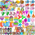 117 Pack Party Favors for Kids 3-5 4-8 8-12, Fidget Toys, Treasure Box Toys for Classroom, Pinata Filler, Goodie Bag Stuffers, Treasure Chest, Prize Box Toys, Classroom Prizes
