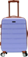 Rockland Melbourne Hardside Expandable Spinner Wheel Luggage, Carry-On 20", Lavender
