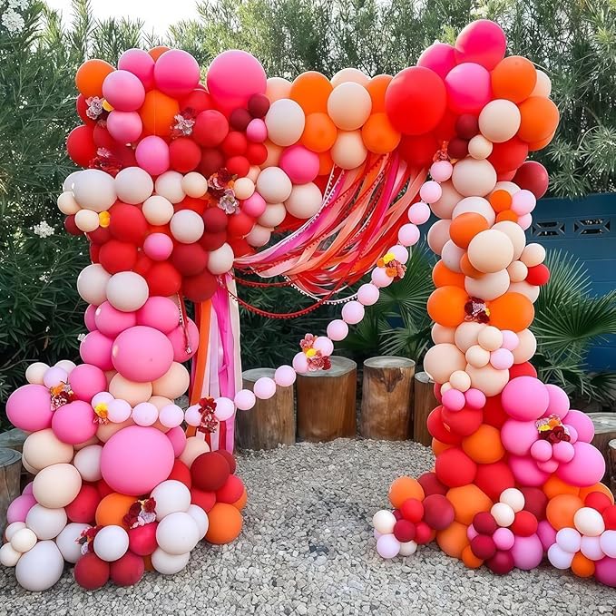 Pastel Pink Quick Link Balloons, 100PCS 10 Inch Baby Pink Linking Balloons for Making Balloon Wall Heart Arch, Tails Balloon for Girls Wedding Birthday Baby Shower Valentine's Party Decorations