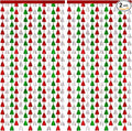 2 Pack 3.3x6.6ft Christmas Tree Foil Fringe Curtains - Sparkling Ornament Tinsel Backdrop for Holiday Party Decorations, Christmas Gathering, New Year Celebrations, Winter Festivals, Events Decked