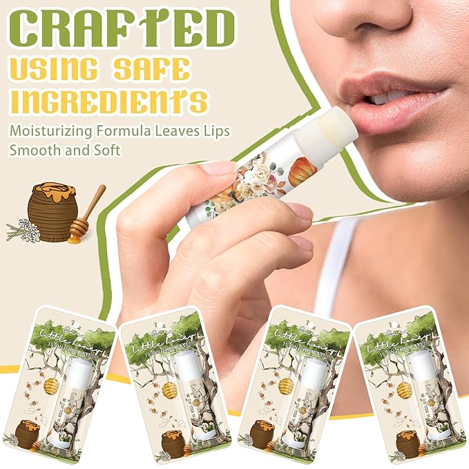 30 Pack One Little Honey Baby Shower Games Prizes Party Gifts Bulk Lip Balms Favors for Winners Adults Guests Gender Reveal Party Favors Decorations Baby Shower Souvenirs Gift Bags Stuffers