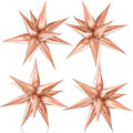 KatchOn, Huge Rose Gold Starburst Balloons - 26 Inch | Star Balloon, Rose Gold Party Decorations | Spike Balloon for Mylar Balloons Decoration | Graduation Decorations 2025