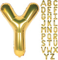 Letter Balloons 40 Inch Giant Jumbo Helium Foil Mylar for Party Decorations Gold Y