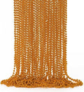 12PCS Bead Necklace, Orange Halloween Beaded Necklace Party Favors, 33" Mardi Gras Bead Necklaces Accessory Sets, Festival Parade Throw Costumes Accessories for Halloween Events Celebrations Decor