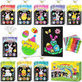 FUNNYB&G Foil Art Party Favors for Kids - 24 Pack Foil Art Crafts Kits Coloring Books, Goodie Bag Stuffers Party Favors for Kids 4-8 8-12, Bulk Easter Classroom Gifts Girls Boys Prizes (Easter)