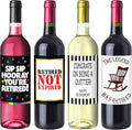Retirement Party Wine Bottle Labels - Funny Retirement Gifts for Men and Women - Retirement Party Supplies, Decorations and Favors