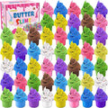 50 Pack Butter Slime Kit for Kids, Slime Toys for Boys & Girls, Scented DIY Slime Toy for Party Favor, Soft and Non-Sticky, Birthday Easter Gifts Prize for Girl Boys Kids 6 7 8 9 10 11 12