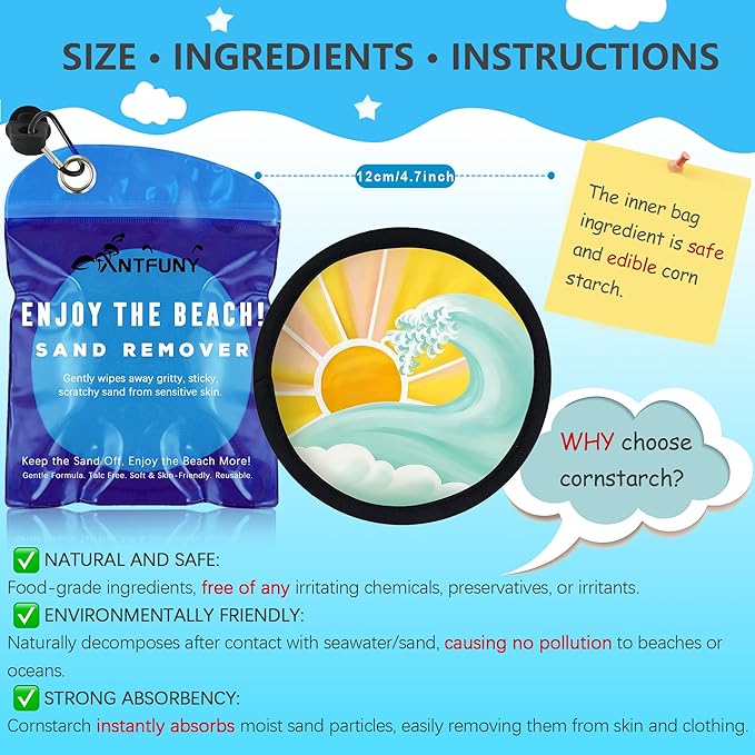 Antfuny Sand Remover Cleaner Eraser for Women Beach Towel Blanket Clip 2 4 6 Quick Dry Oversized XL Extra Large Thick Think Cloud Turkish Cotton Microfiber Bulk Packs Mat Sand Free Sandproof