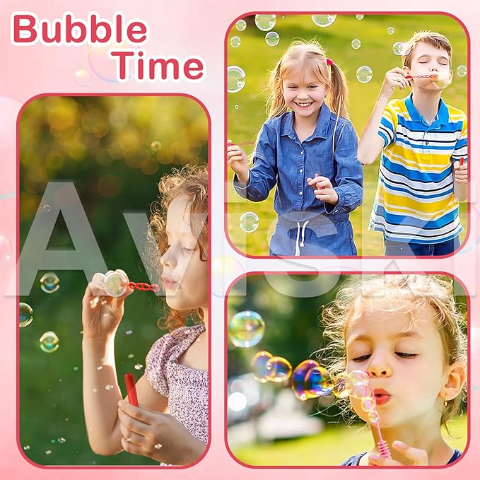 80PCS Valentines Day Bubble Wands, Mini Bubble Wands for Valentines Day Party Favors, Valentines Gift Toys for Girls Boys Kids Toddler Adults, Party Bag Stuffers Goodie Bag Filler, Classroom Prizes