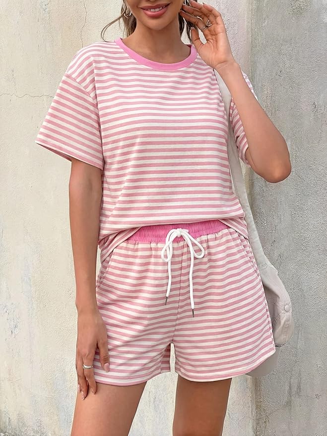 VILOVE 4th of July 2 Piece Sequin Outfits Women 250 Anniversary Usa Shirts and Short Sets Casual Patriotic Shirt Summer Set