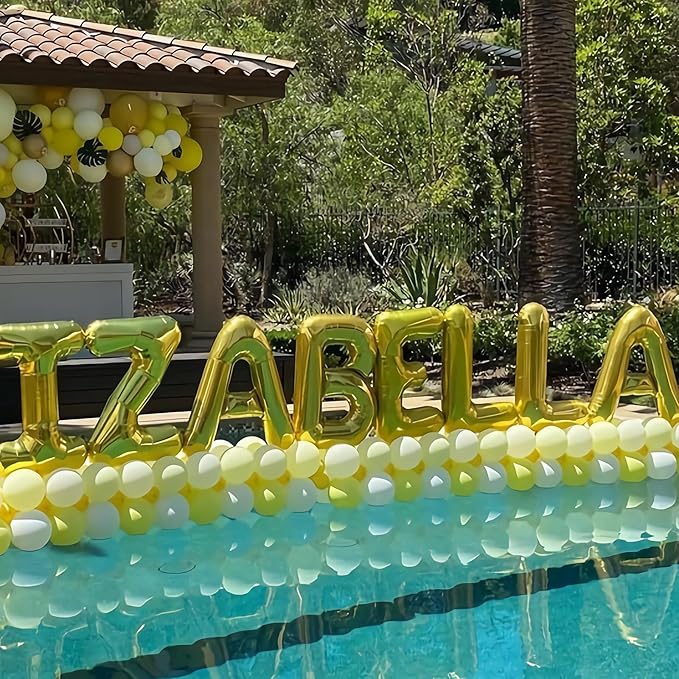 Letter Balloons Gold Party Balloon - 40 Inch Large Gold Letter Z Balloon, Letter Balloon Birthday Decorations, Balloon for Women Men Anniversary Party Decorations Supplies