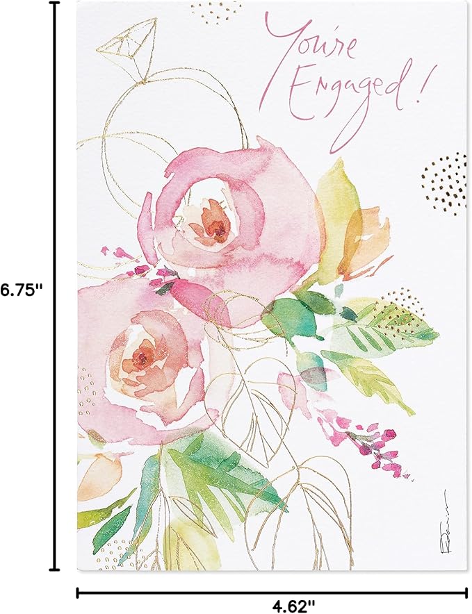 American Greetings Engagement Card - Designed by Kathy Davis (Sweet and Special)