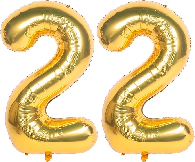 40 Inch gold Number Balloons Helium Foil Mylar Balloon Birthday Party banquet Decoration 22