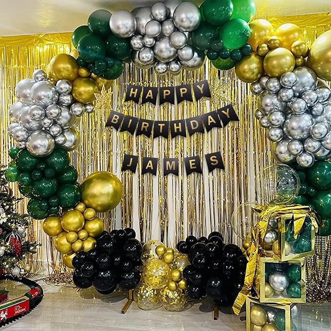 24pcs DIY Black Banner Set, Personalized Banner Party Decorations Supplies Custom Signs, Customize Handwriting Banners Include 26 Letters Stencil