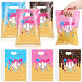Glenmal 50 Pcs Baseball Ice Cream Drip Party Favors Gift Bags Plastic Ice Cream Baseball Goodie Candy Treat Snack Bags for Birthday Party Supplies