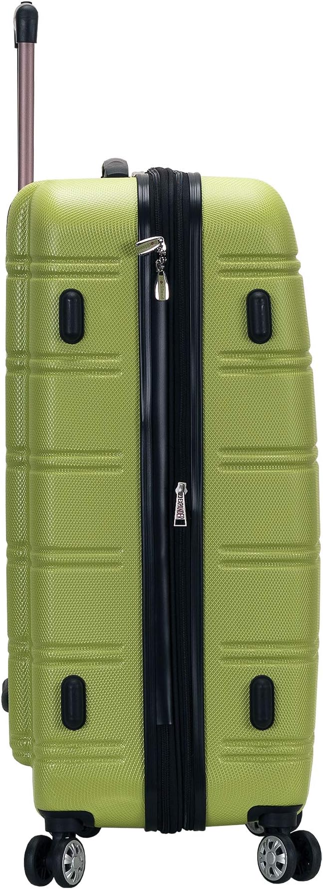 Rockland Melbourne Hardside 3 Piece Expandable Spinner Wheel Luggage Set, (20"/24"/28"), Lime