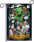 Halloween Garden Flag Spooky Holiday Party Vertical Double Sized Yard Sign Outdoor Decoration