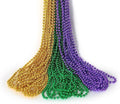 HOOSUN 30 Pack Mardi Gras Beads Necklaces Bulk,Mardi Gras Decorations Accessories Party Favors,Gold Green and Purple Carnival Decor St Patricks Day Necklace Party Supplies for Party,School Event,Home