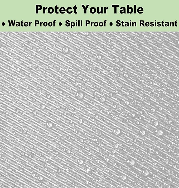 Plastic White Tablecloths 3 Pack Disposable Table Covers 54" x 108" Rectangular Table Cloths for Parties Engagement Wedding Bridal Shower Banquet, Fits 6 to 8 Foot Rectangle Tables