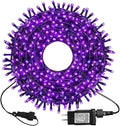 kemooie 300 LED Purple Christmas Lights, 99FT Connectable 8 Lighting Modes Plug in Fairy Lights, Waterproof for Outdoor, Halloween Christmas Wedding Party Garden Decorations (Purple