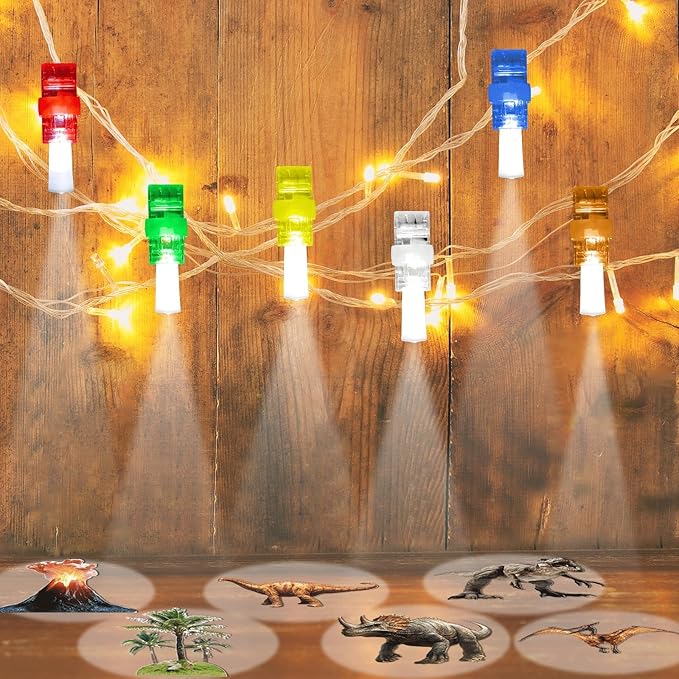 36 PCS Dinosaur Party Favors Dino LED Light Up Finger Lights, Glow in the Dark Jungle World Park Party Finger Flashlight Bulk Animal Theme Toy Goodie Treat Bags Stuffers Forest Birthday Party Supplies
