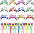Openfly New Years Eve Party Supplies 2026 Happy New Year Headband Tiara New Year Fringed Noise Makers Party Favors