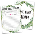 Baby Shower Game: Name That Tune, Tropical Jungle Theme Party Set for Gender Neutral Boys or Girls, 30 Cards (Green009)