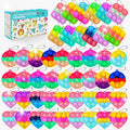 57PCS Party Favors for Kids,Fidget Toys Bulk Its Birthday Party Favors for Toddlers Adult, Small Classroom Prizes Box Fidgets Toys for Kids, Treasure Chest, Goodie Bag Stuffers, Bubbles Poppers