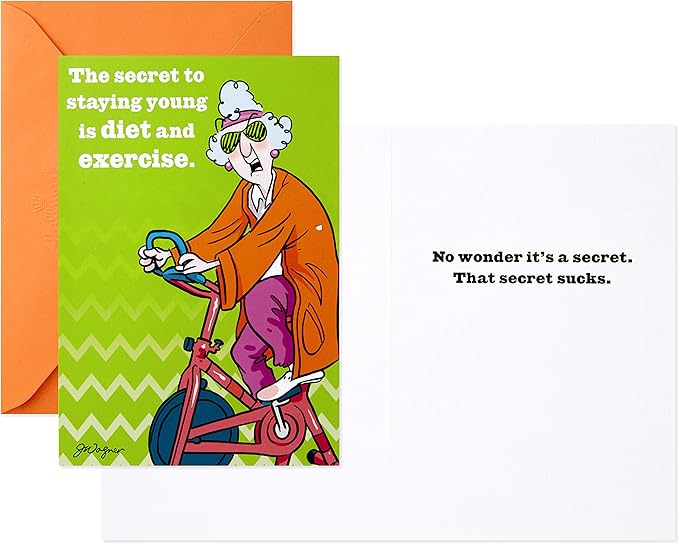 Hallmark Shoebox Maxine All Occasions Card Assortment (6 Cards with Envelopes), Model:1599RZG1001