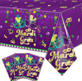HAKOTI Carnival Party Decorations,3Pack Masquerade Mask Tablecloth Carnival Rectangle Table Cover New Orleans Theme Table Decoration for Birthday Dancing Party Supplies