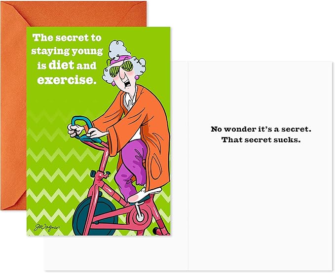 Hallmark Maxine Funny Birthday Cards Assortment (5 Cards with Envelopes)