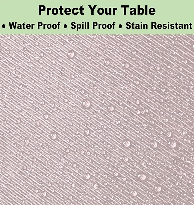Plastic Light Pink Tablecloths 3 Pack Disposable Table Covers 54" x 108" Baby Pale Pink Table Cloths for Parties Bridal Shower Engagement Wedding Birthday, Fits 6 to 8 Foot Rectangle Tables