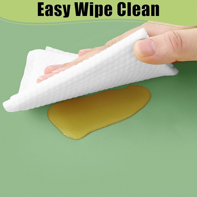 Smiry Disposable Table Cloth - 10 Pack, 54 x 108 Inch Waterproof Rectangle Tablecloths for Parties, Decorative Plastic Table Cover, Leakproof & Sturdy, Sage Green