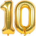 40 Inch gold Number Balloons Helium Foil Mylar Balloon Birthday Party banquet Decoration 10