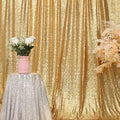 Juya Delight 7ft x 7ft New Gold Sequin Photography Backdrop Curtain for Party Banquet Festival Wedding Anniversary Exhibition