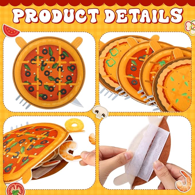 16 Set Pizza Party Game Turtle Favors 5.91 x 5.91 Inch Pizza Tic Tac Toe Game Turtle Themed Birthday Party Supplies Back to School Gifts
