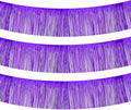PATIKIL Foil Fringe Garland 10 Feet, 3 Pack Metallic Tinsel Streamers Fringe Banner Wall Hanging Curtain Backdrop for Wedding Birthday Christmas New Year Party Decoration, Dark Purple