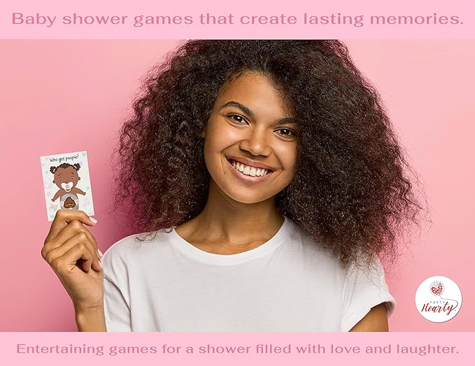 Party Hearty Baby Shower Games for Girl, 66 Poopie Emoji Scratch Off Lottery Tickets, Baby Games Ideas, Scratch Off Game