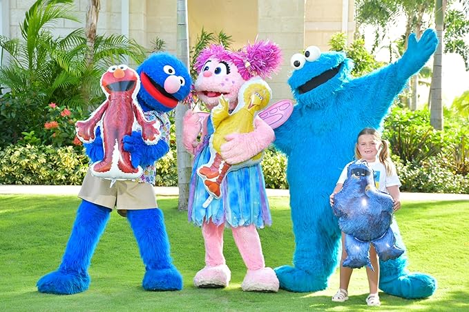 Toyland® Sesame Street Foil Balloon 3 Pack - 1 x 39" Big Bird, 1 x 37" Elmo & 1 x 35" Cookie Monster Characters - Kids Party Decorations