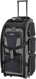 Travelers Club Xpedition 30 Inch Multi-Pocket Upright Rolling Duffel Bag