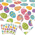 Easter Tablecloth, 3 Pack Colorful Easter Eggs Table Cloth, 54x108 Inch Plastic Disposable Rectangle Spring Table Cover for Easters Tables Decorations Outdoor Picnic Home Kitchen Dinner Party Supplies