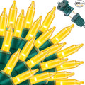 LAMPHOME Christmas String Light,100 Count Incandescent Mini String Light for Indoor & Outdoor Use (Yellow)