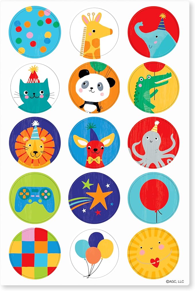 American Greetings 15-Count Age Milestone Birthday Card Bundle with Envelopes and Seals for Kids