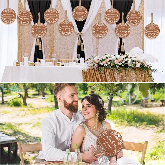 100 Pcs Cielito Lindo Party Favors Wedding Fans Bulk Mexican De Barro Papel Picado Themed Wedding Favor Fans with Handle Thank You Gifts for Guests Gender Reveal Fiesta Birthday (Mexican)