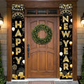 KatchOn, XtraLarge Happy New Year Banner - 72x12 Inch | New Years Decorations 2026 | New Years Eve Party Supplies 2026, Nye Decor 2026 | Door Banner for Happy New Year 2026 | Nye Decorations 2026