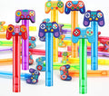 24Pcs Video Game Bubble Wands for Kids Party Favors Supplies Decorations, Pinata Goodie Bag Stuffers & Classroom Prizes Valentines Easter Halloween Christmas Stuffers