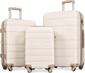 Luggage Sets 3 Piece, Luggage Set, Suitcases with Wheels, Hardside Hard Shell Travel Luggage with TSA Lock